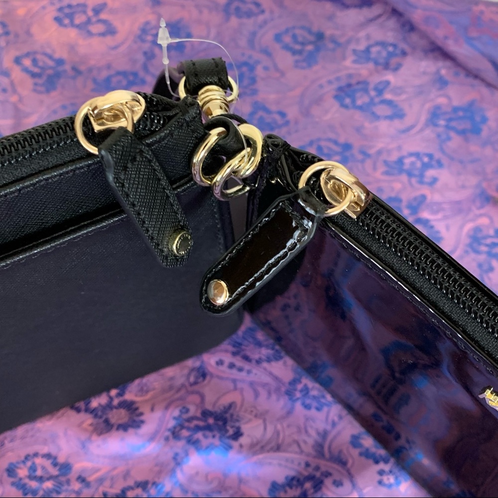 *NWT* Karl Lagerfeld Paris Two-Piece Envelope Wristlet Clutch Set - Picture 5 of 13